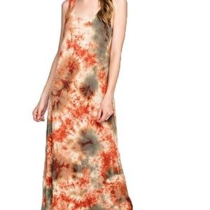 Tie Dye Maxi Dress